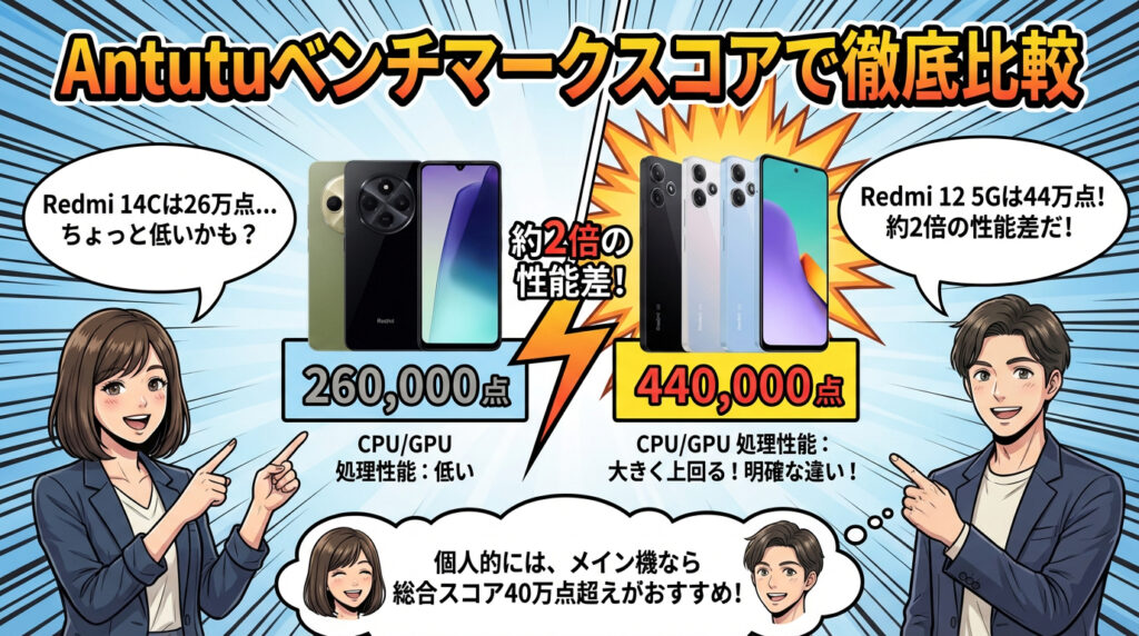 Antutuベンチマークスコアで徹底比較