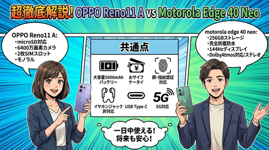 両モデルの共通点まとめ