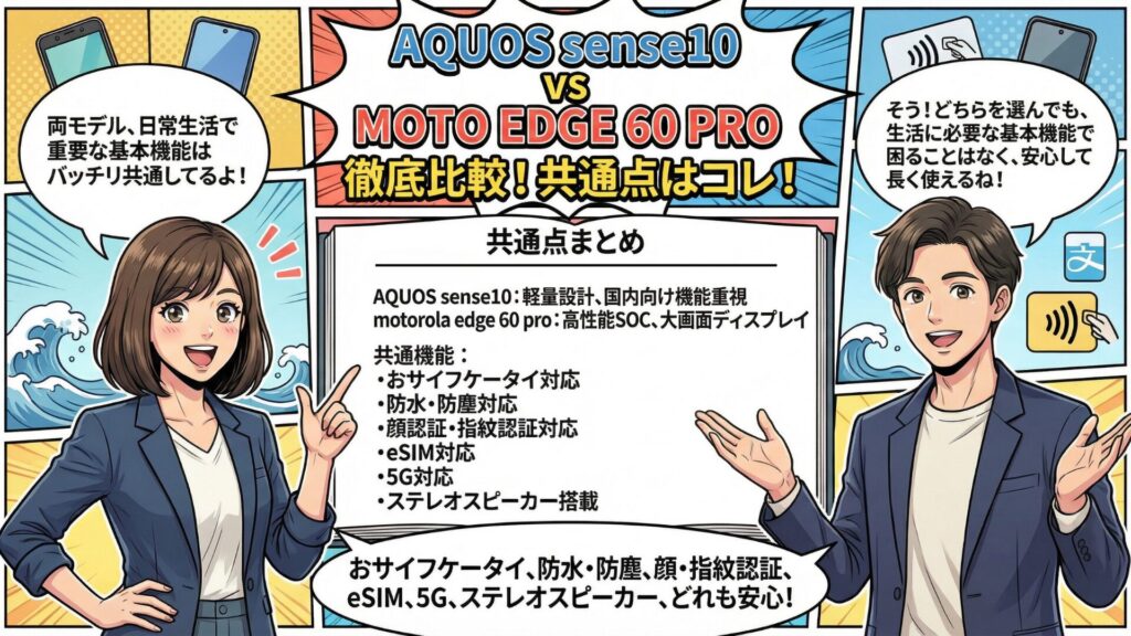 両モデルの共通点まとめ